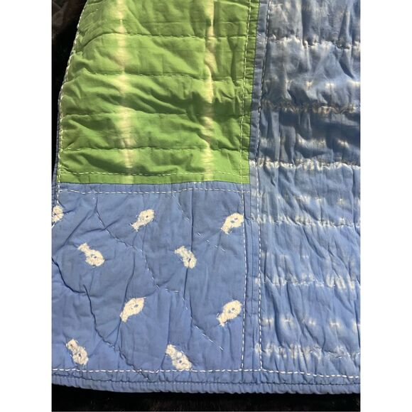 Pottery barn quilted sea life pillow sham ocean fish - Picture 2 of 5